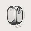 Foldable Mesh Clothes Dirty Clothes Basket Household Mesh Dirty Clothes Basket Storage Basket Storage Bucket Laundry Baske