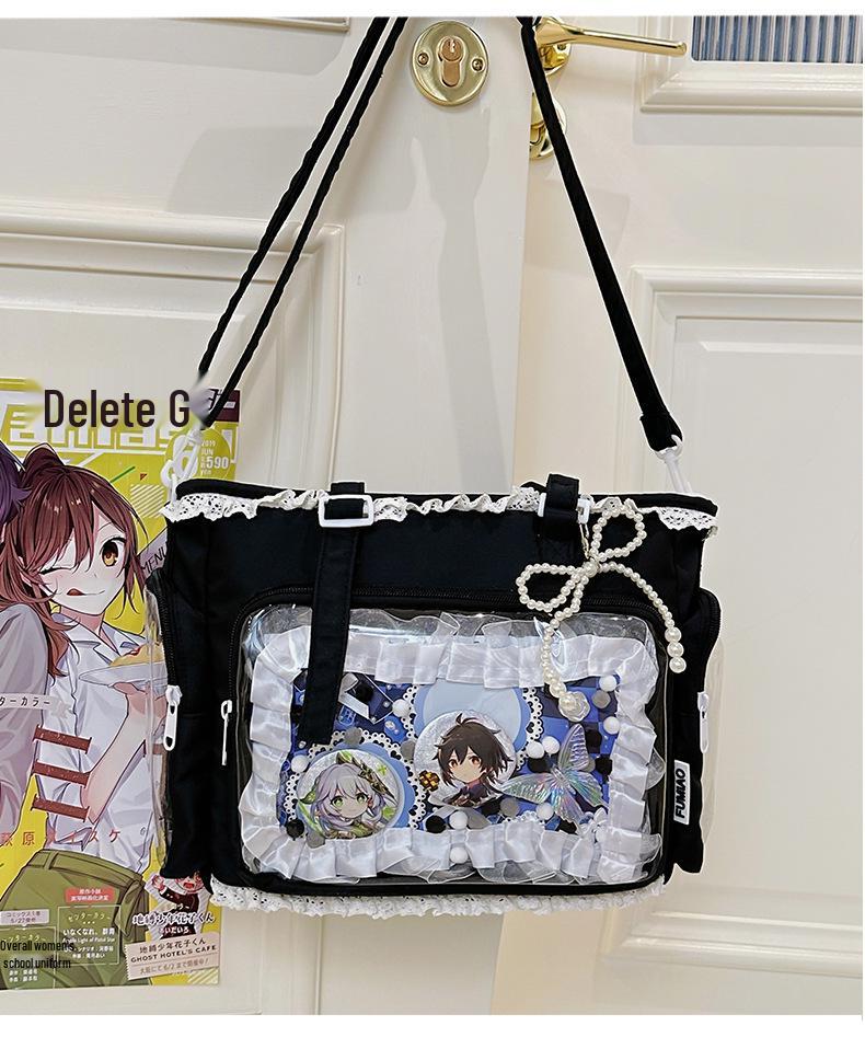 

Каваї Бантик Ітабаг Тоут - Мила Шкільна Дівчина Аніме Прозорий Тримач для Значків