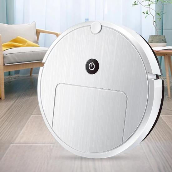 Sweeping Robot USB Fully Automatic Mopping And Vacuum Cleaner One-Click Start Powerful Cleaning Robot Slim Silent Mopping Robot for Home Office