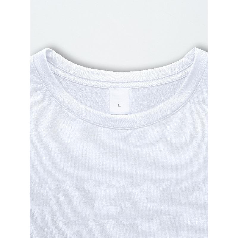 Men'S Casual Crew Neck T-Shirt with Deer Geometric Print - Regular Fit Short Sleeve Tee for Summer