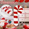 Christmas Pillow 35cm/54cm Cute Plush Throw Pillow with Christmas Decorations and Lollipop Shape for Sofas  Bedroom  Bed Bedside