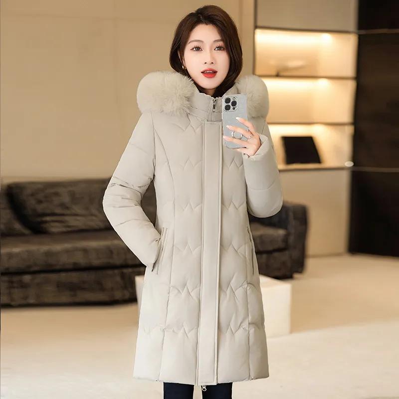 Winter Clothes Coats Parkas Winter Jacket Women Parka Hooded Fur Collar Thick Warm Women's Jackets Student Coats Women's Clothing