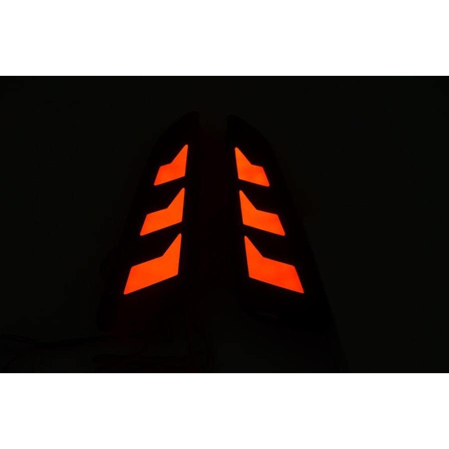 Yaris Exclusive LED Reflector MXPH MXPA10 15 KSP210 Collision Prevention Rear Dress Up Red Lens Fiber Tail Lamp [Parallel Import]