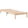 Vidaxl Longer Bed Without Mattress, 90X220 Cm, Solid Pine Wood