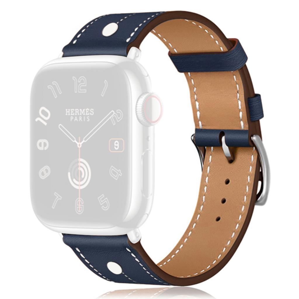 KALEBOL For Apple Watch 10 46mm/Ultra 2/Ultra 49mm/9 8 7 45mm/SE (2023) SE (2022) SE 6 5 4 44mm/3 2 1 42mm Genuine Cow Leather Watch Strap