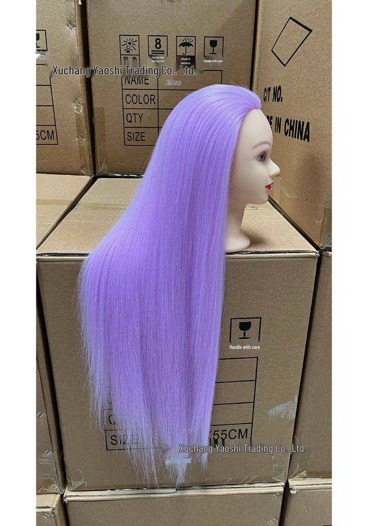 Wig Mannequin Head for Braiding, Styling, and Makeup Practice