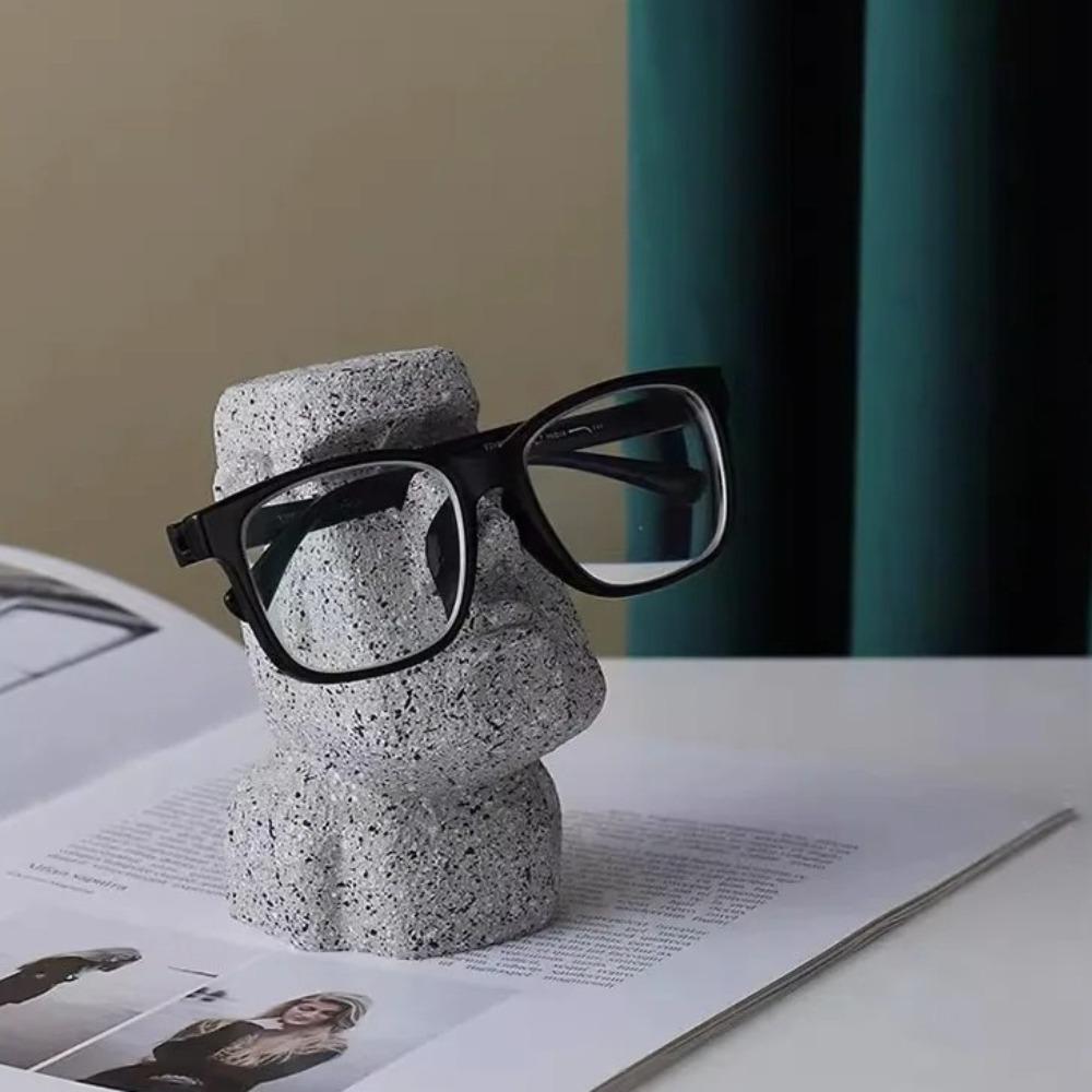 Resin Creative Glasses Holder Handmade Figurines Miniatures  Desk Decor