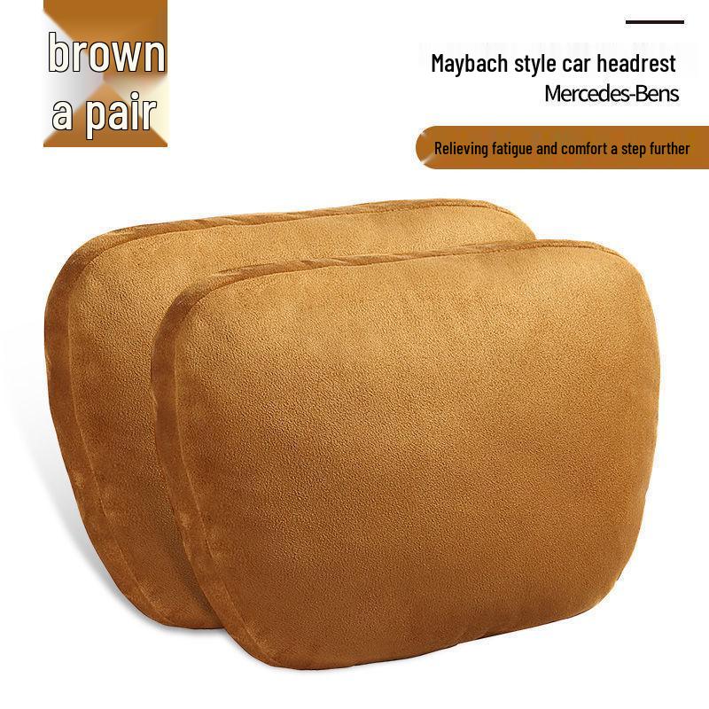 Mercedes-Maybach Car Headrest Pillow: Lumbar and Neck Support with Moisture-Wicking Protection