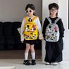 Mickey Mouse Kids Backpack Cartoon Print Breathable Pu Kindergarten School Bag For Children