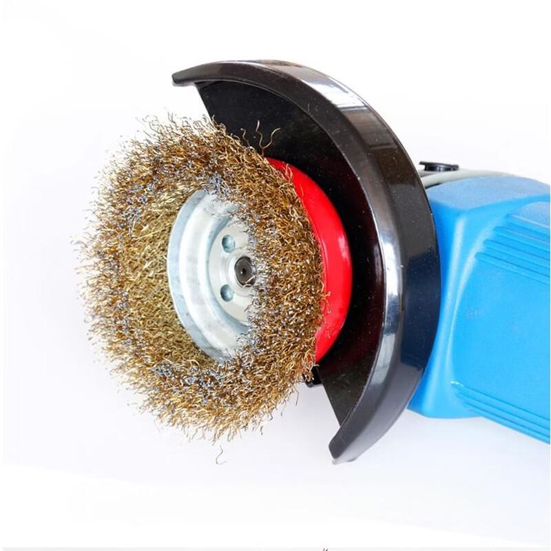 Lanfenghuang Bowl-shaped Copper Plated Wire Brush
