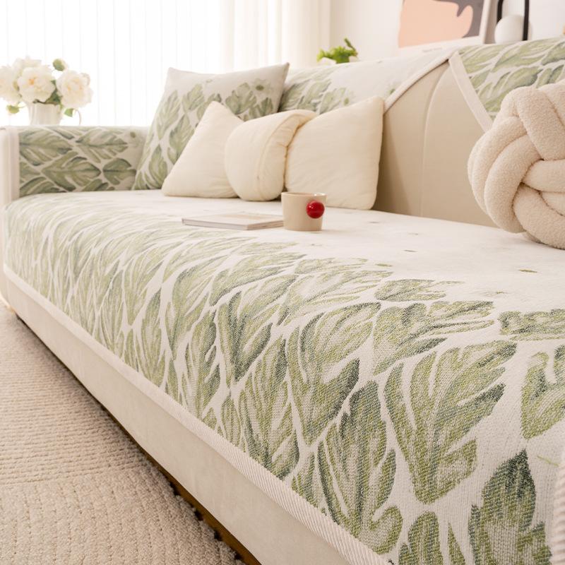 Sofa Cushion For Four Season Thicken Plush Towel Covers Non-Slip Couch Slipcovers Sofa Mat For Living Room New Sofa Cushion