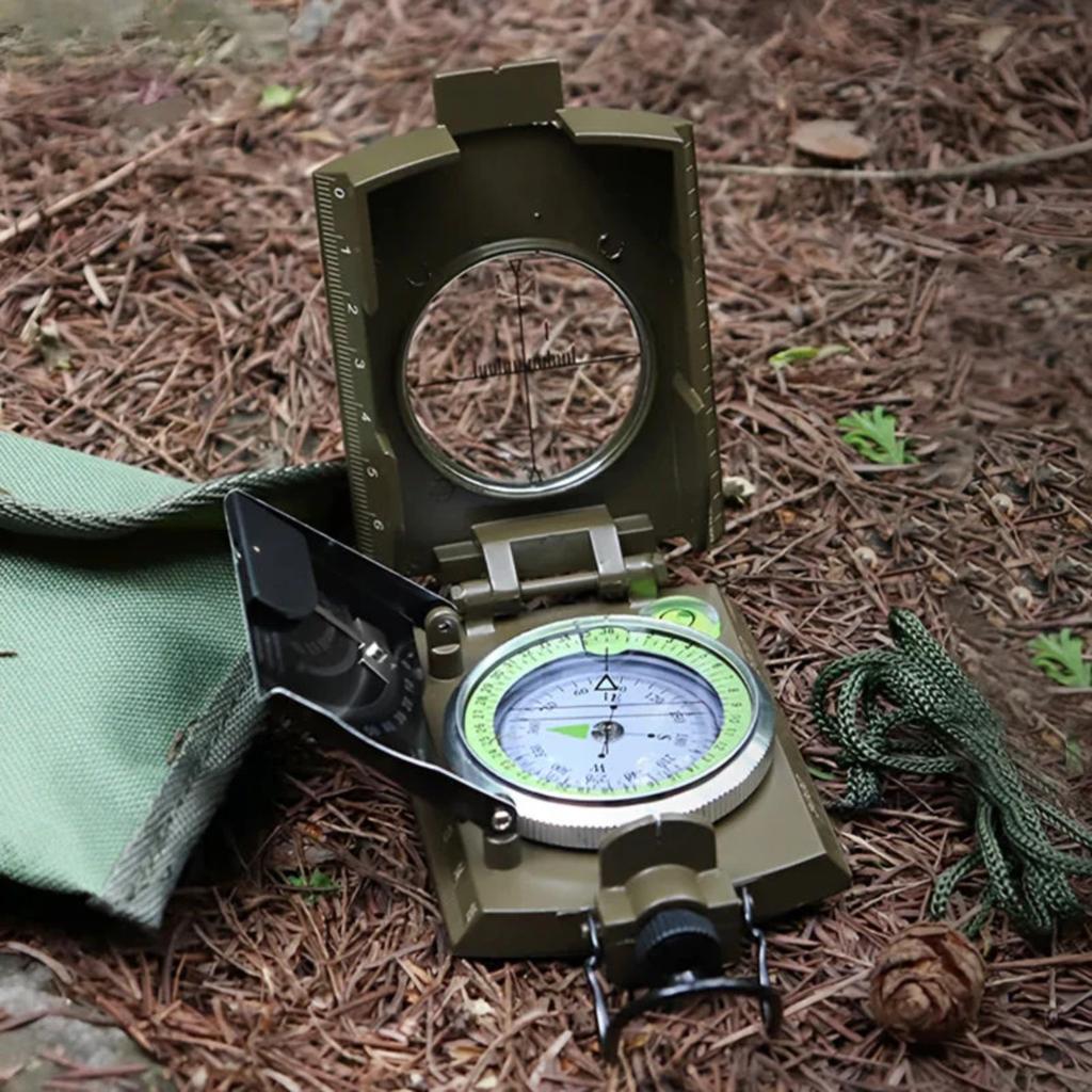 Multi Functional Military Aiming Navigation Compass, Outdoor Equipment, Exploration, Treasure Hunting
