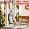 2D Flat Printing  2pcs Geometric Harmony(1) Modern Print Curtains Fabric Curtains Decorations Use for Room   Kitchen   Study