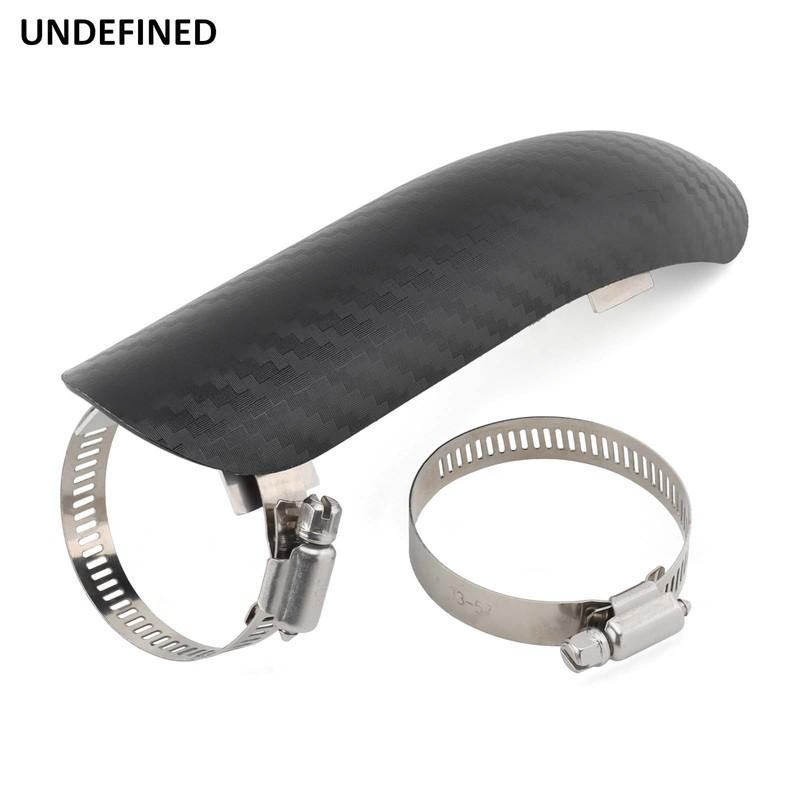 For Harley BMW Yamaha Kawasaki Honda Chopper Custom Universal Motorcycle Exhaust Muffler Pipe Protector Heat Shield Cover Guard