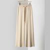 Women Knitted Wide Leg Pants Autumn Winter Basic Soft Warm Cashmere Knit Trousers Casual Simple Style Korean