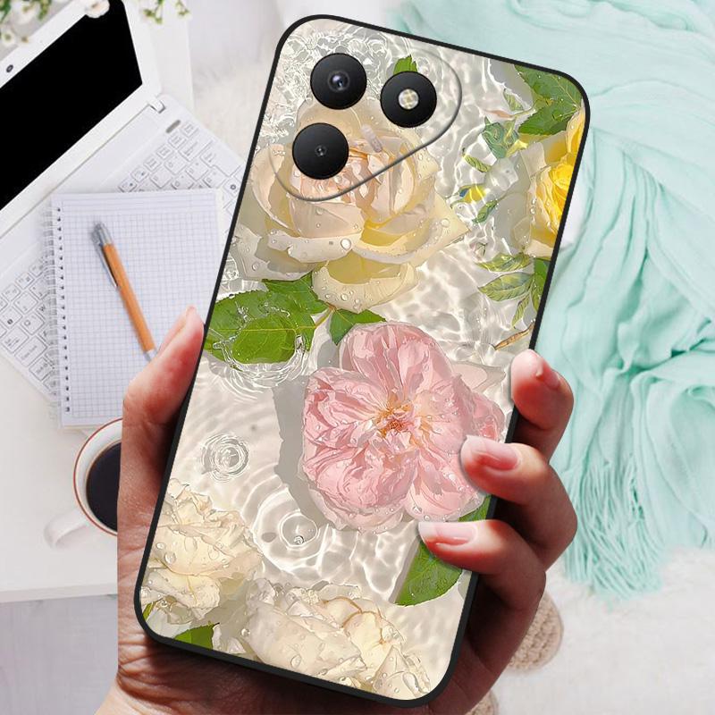 Für Tecno Pova 7 4G Hülle Pova7 LJ6 Schwarze Abdeckung Löwe Wolf Silikon Weiche Rückseitenhüllen Für Tecno Pova 7 Handyhülle Schutzhülle