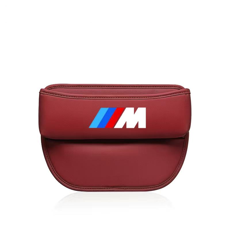 Car Seat Crevice Storage Box Seat Gap Slit Pocket Catcher Organizer For BMW M E30 E39 E46 E90 E93 E60 F10 M5 M6 M7 X4 X5 X1 Npmk56