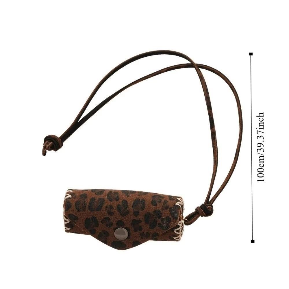 Adjustable Sweater Chain Leopard Print Collarbone Chain New Women Necklace