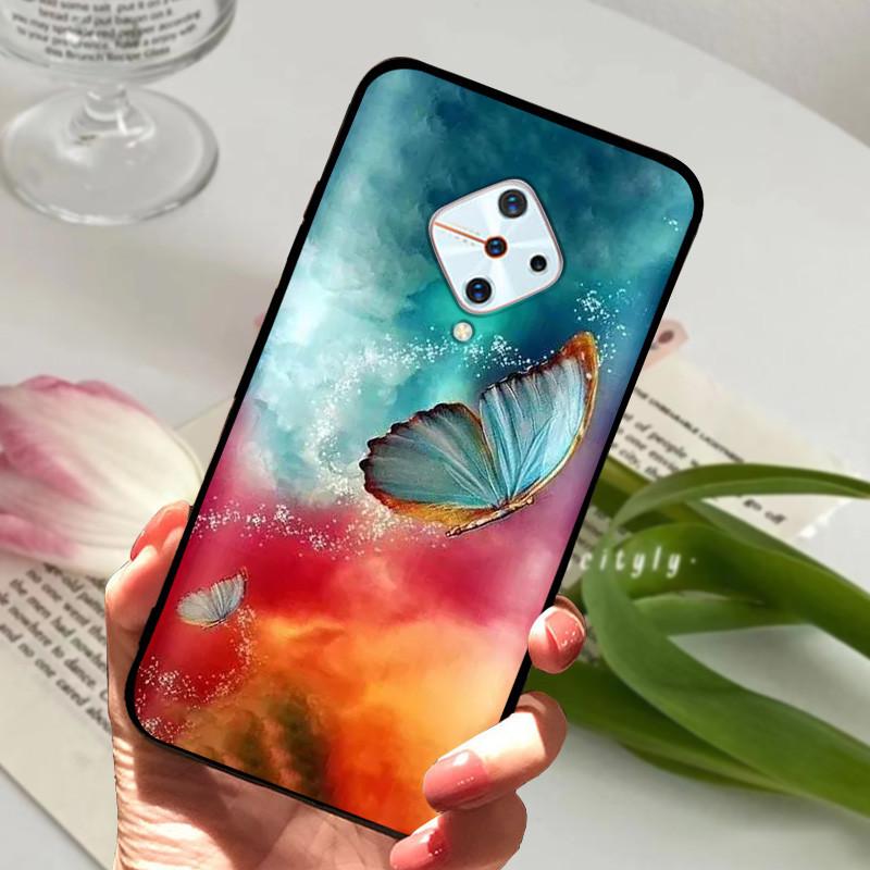 For Vivo V17 Case Cover S1 Pro Silicone Soft Painted Phone Case for VIVO 1920 V17 Russia Case TPU Bumper for vivoV17 V 17 s1Pro