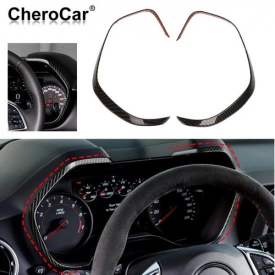 Car Dash Gauge Cluster trument Speedometer Bezels Trim For Chevy Camaro 2016+