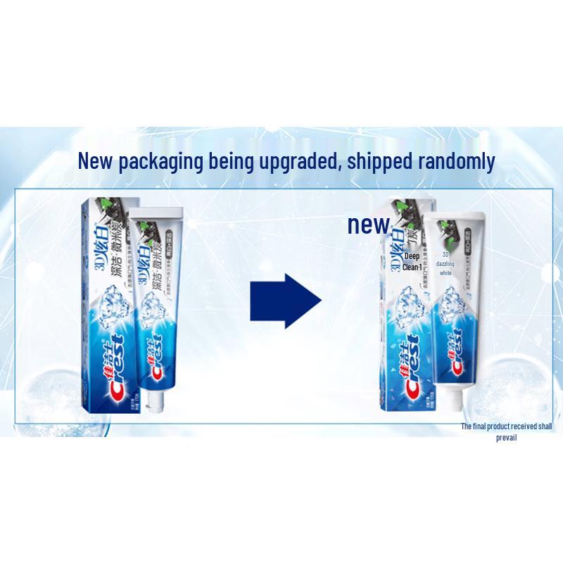 Crest 3D White Micro-Charcoal Toothpaste 4-Pack
