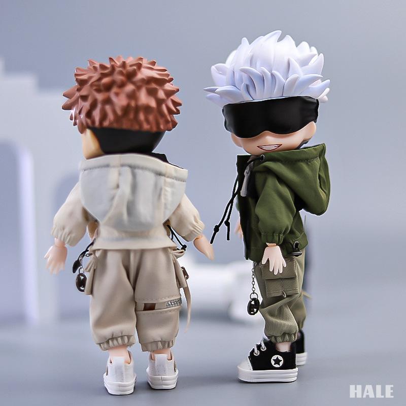 OB11 Doll Outdoor Jackets Suit Clothes And Pants Suit For Ob11 1/12 Doll Outfit Daily Casual Accessories For Children Diy Dolls