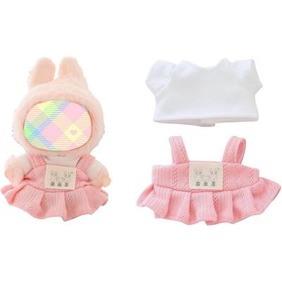 Ruokey Doll Clothes 15cm/17cm Cute Costume Outfit for Plush Toys Dress Up Accessory