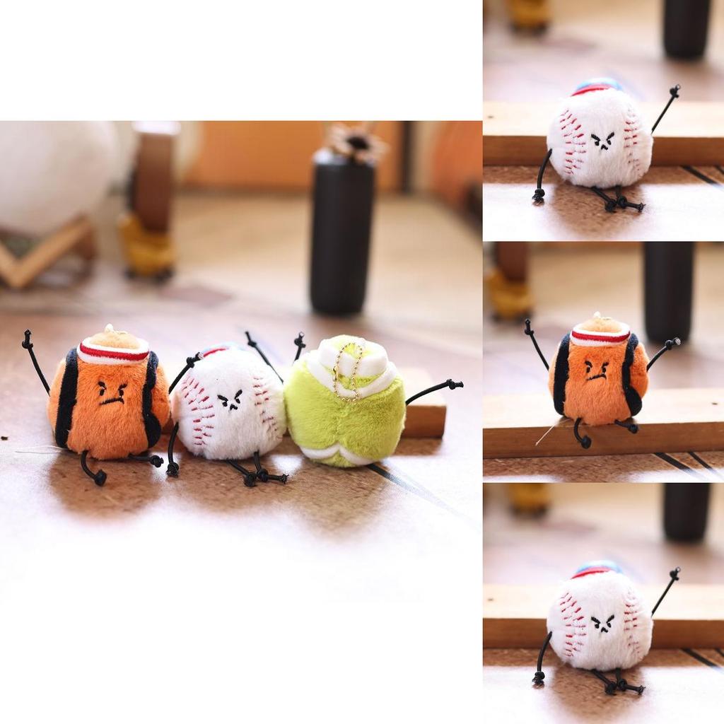 Plush Basketball Keychain With Soft Short Pile For Sports Fans And Bookbags