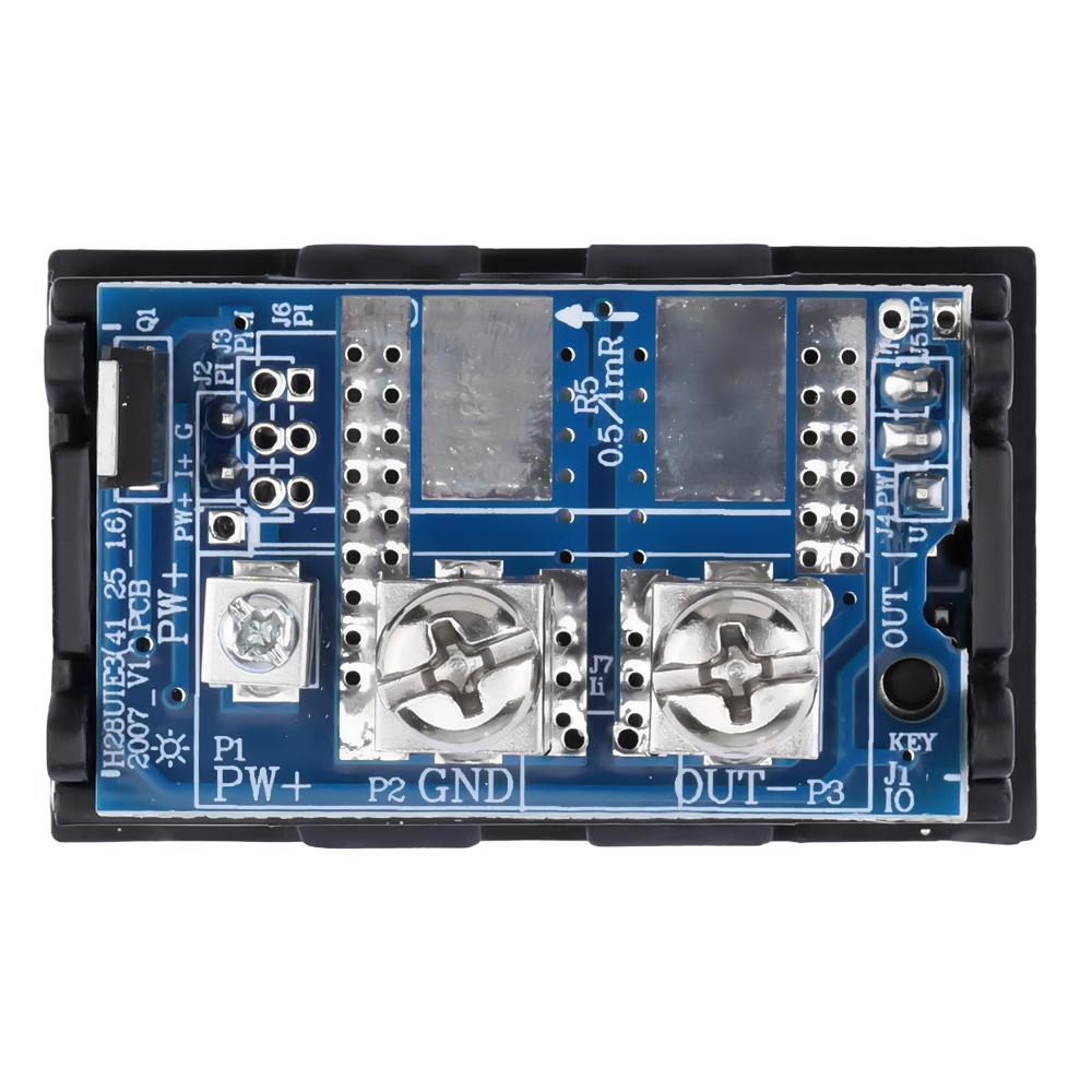DC7V~100V 20A 50A Voltage Ammeter LED Digital Display High Precision Voltmeter Real Time Monitoring Electrical Instruments