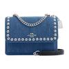 Klare Denim , Leather Shoulder Bag , Crossbody Bag Small Women's Blue (Unisex) Crossbody Bags CN509 SVDE