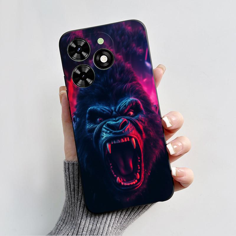 For Tecno Spark Go 2024 Case BG6 Black Myth Wukong Cover Shockproof Soft TPU Phone Case For Tecno Pop 8 Pop8 SparkGo 2024 Shell