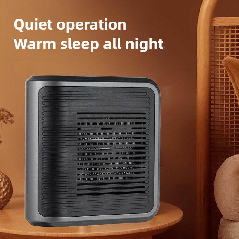 Calentador Eléctrico Pequeño para el Hogar de 800W Invierno Máquina Calefactora de Pared Soplador de Aire Caliente Multifuncional Control Táctil