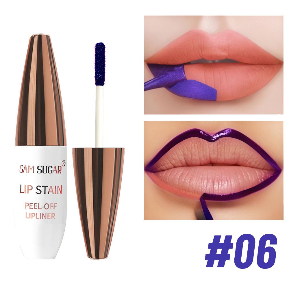 

Отшелушивающийся блеск для губ Матовый Натуральный Туман Оттеночный Водостойкий Стойкий Помада Макияж Слеза Контурный Тинт Косметика