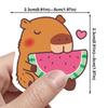 50PCS Cute Capybara PVC Sticker Aesthetic Children's Decoration Scrapbooking Sketchbook Korean Stationery School Supplies