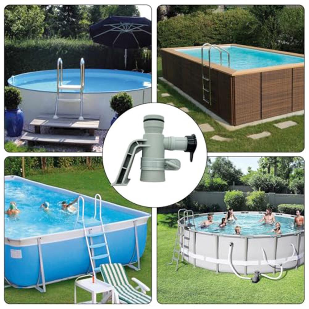 Plastic Pool Tank Plunger Valve For 637R 12363 Pool Hose Adapter Adjustable Plunger Valve Ground Pool Plunger Valve System