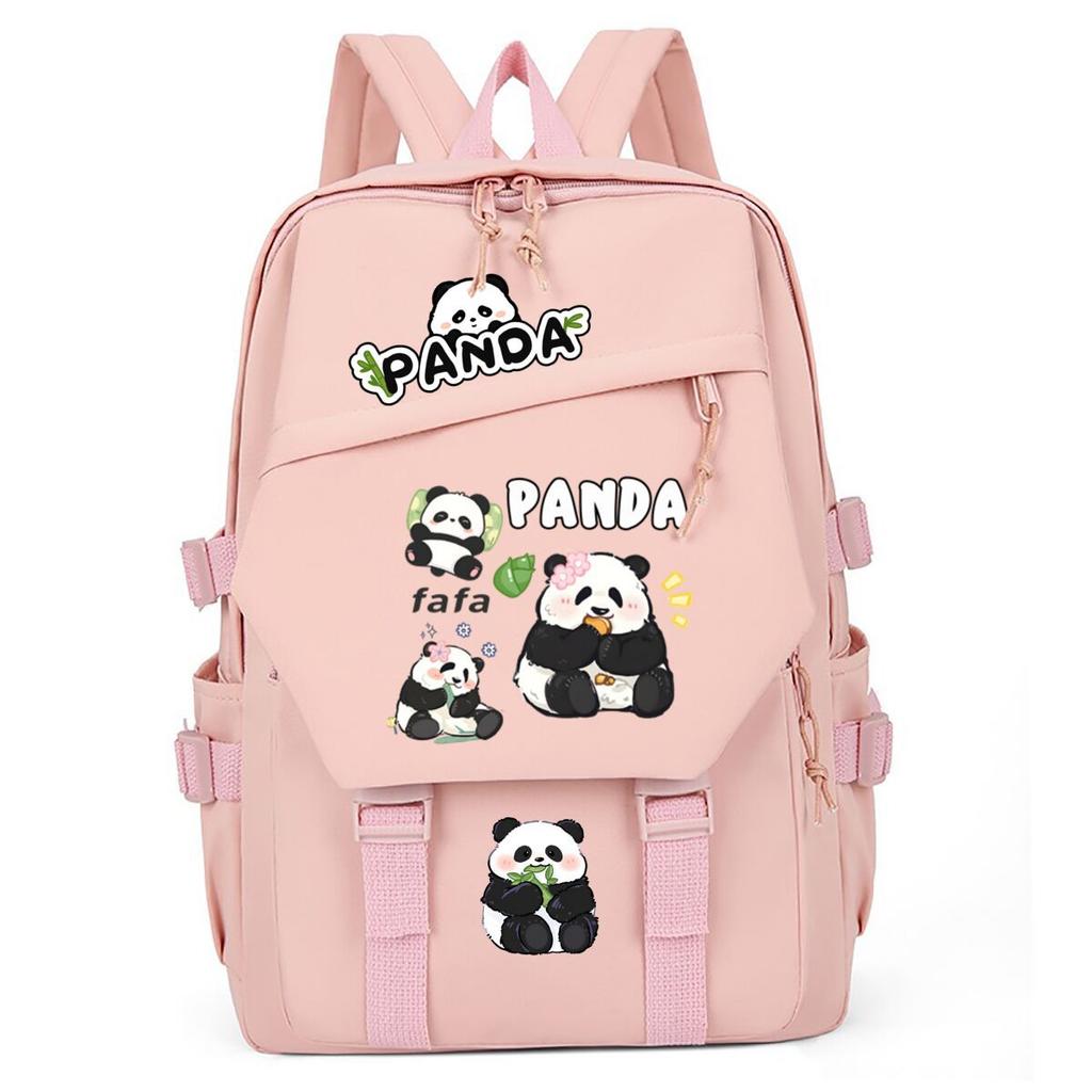 Panda Huahua Large Capacity Lightweight Casual Backpack High Value Simple Student School Bag
