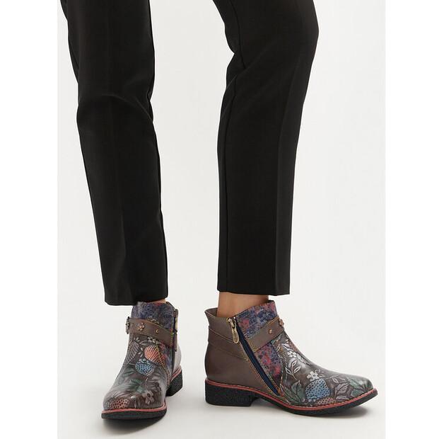 Laura Vita Cocralieo 44 Brown Ankle Boots