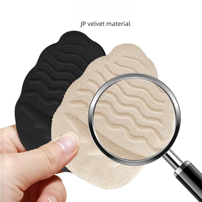 GEL Forefoot Pad High Heels Anti-pain and Anti-skid Half Size Pad Soft Shock Absorption Water Ripple Forefoot Anti-skid Sticker Washable