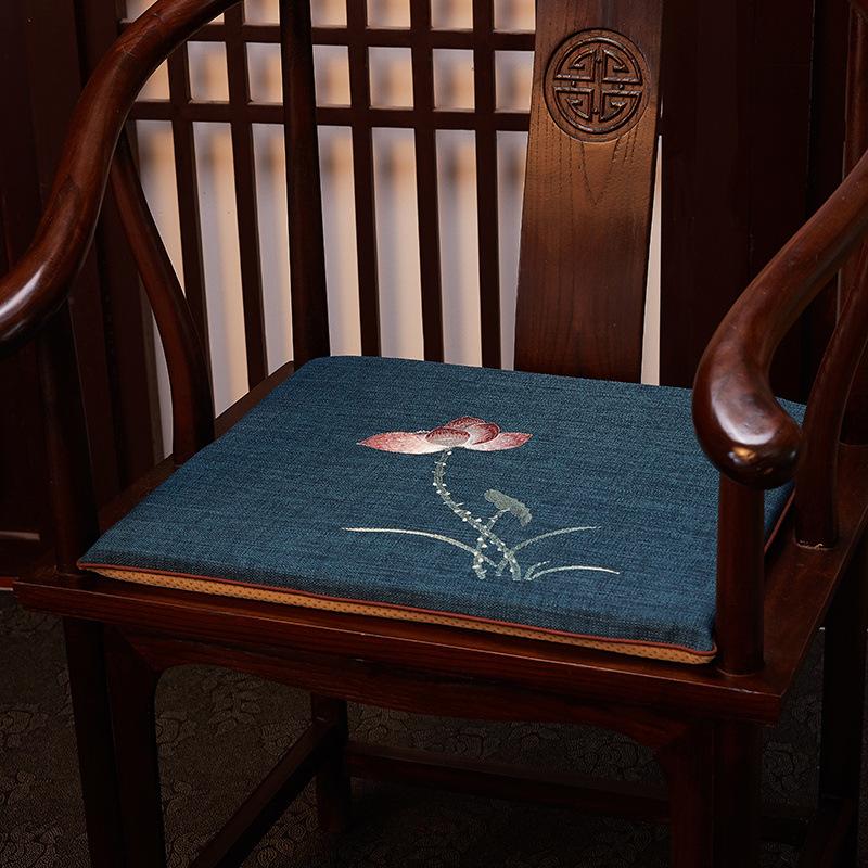 Chinese Style Cushion Mahogany Furniture Sofa Seat Cushion Taishi Circle Chair Tea Chair Non-slip Back Cushion