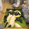 Shaun the Sheep2 Flannel Pattern Square Carpet,Area Rug,Carpet Rug for Living Room Bedroom Sofa Playroom Decor,Non-slip Floor Mat