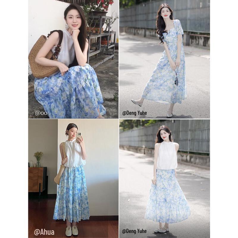 INMAN Resort Print Midi Dress