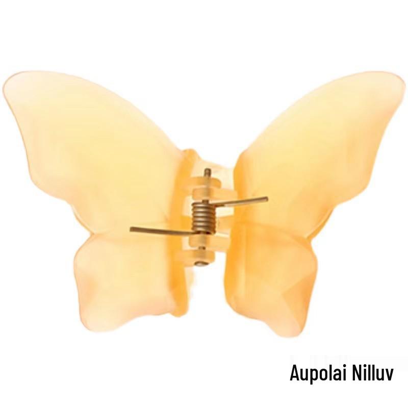 Stylish Frosted Butterfly Shark Hair Clip for Women