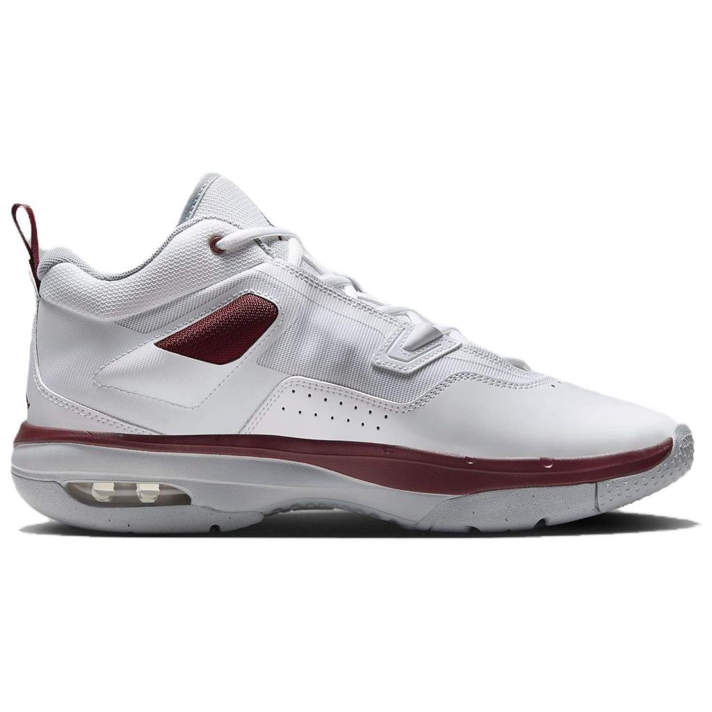 Air Jordan Stay Loyal 3 Hvit Lagrød Herre Sneakers Ulvegrå FB1396-160