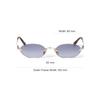 Miu Miu Solid Color Oval Sunglasses Unisex sunglasses Gold SMUA54_EZVN_FE80O_C_051
