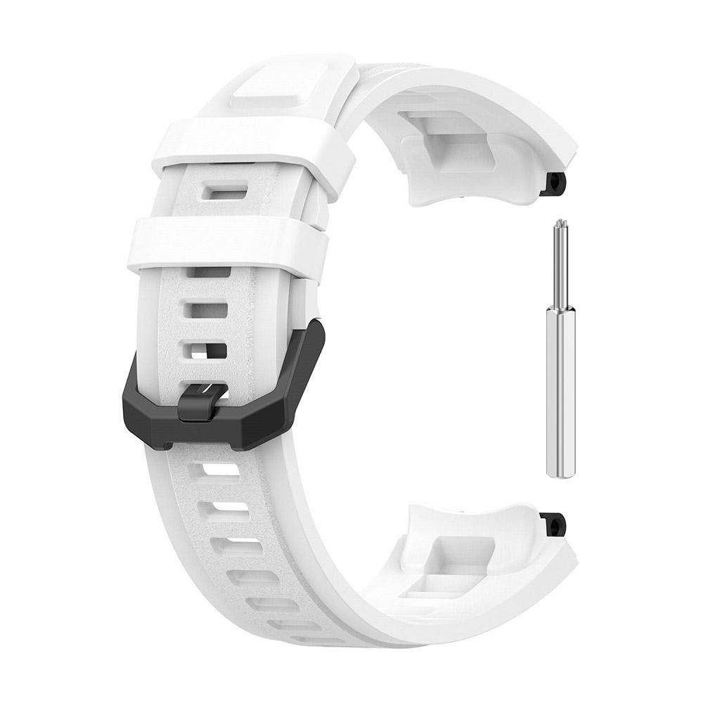 Silikon Svart Rem for AMAZFIT T-Rex 2 Erstatning Mann Justerbar Sportsreim med Fjerningsverktøy for Amazfit T Rex 2