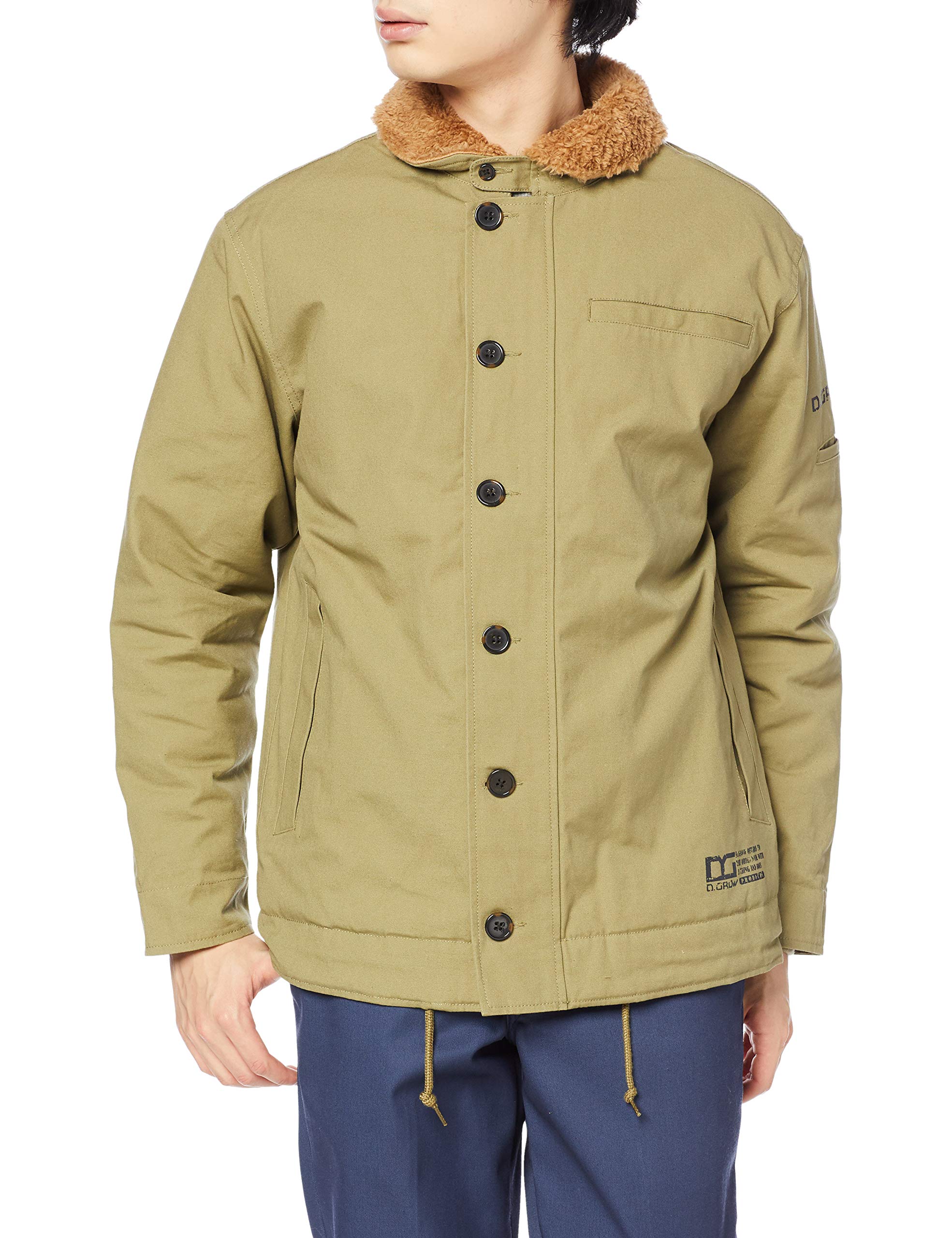 

Work Jacket Cold Weather Coat L [Kurodaruma] Men s 84_Khaki
