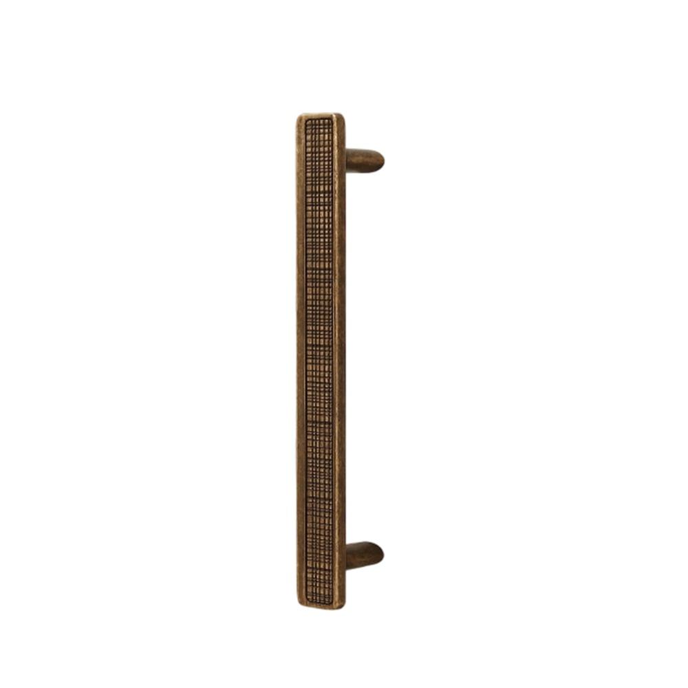 1Pcs Durable T Bar Drawer Knob Vintage Grid texture Cabinet Handle Multi-size Cabinet Door Pull Cupboard