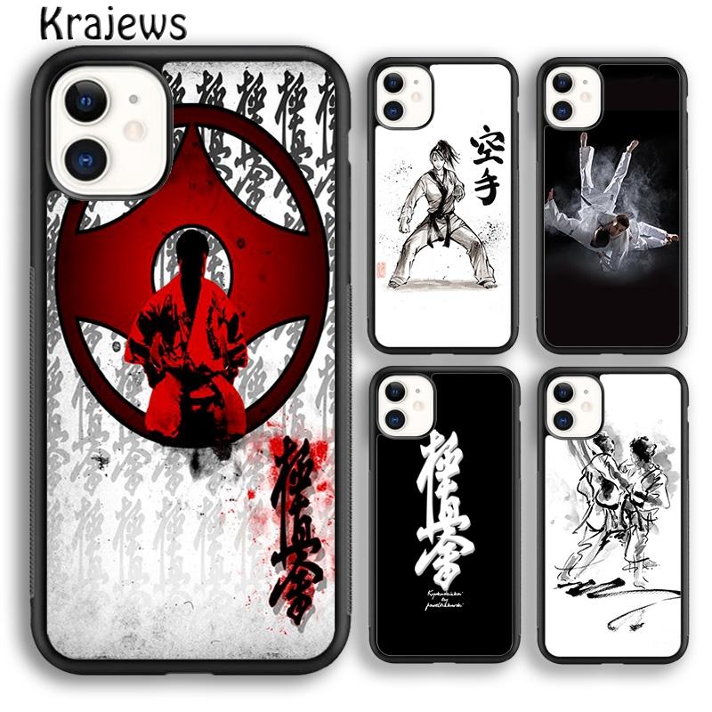 Krajews Oyama Kyokushin Karate Phone Case Cover For iPhone 17 Air 16 15 14 Plus 11 12 13 Pro Max Plus Coque Fundas