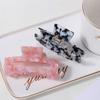 Retro Wild Korean Acrylic Women Hair Claws Hairdress Bath Clips Crab Clips