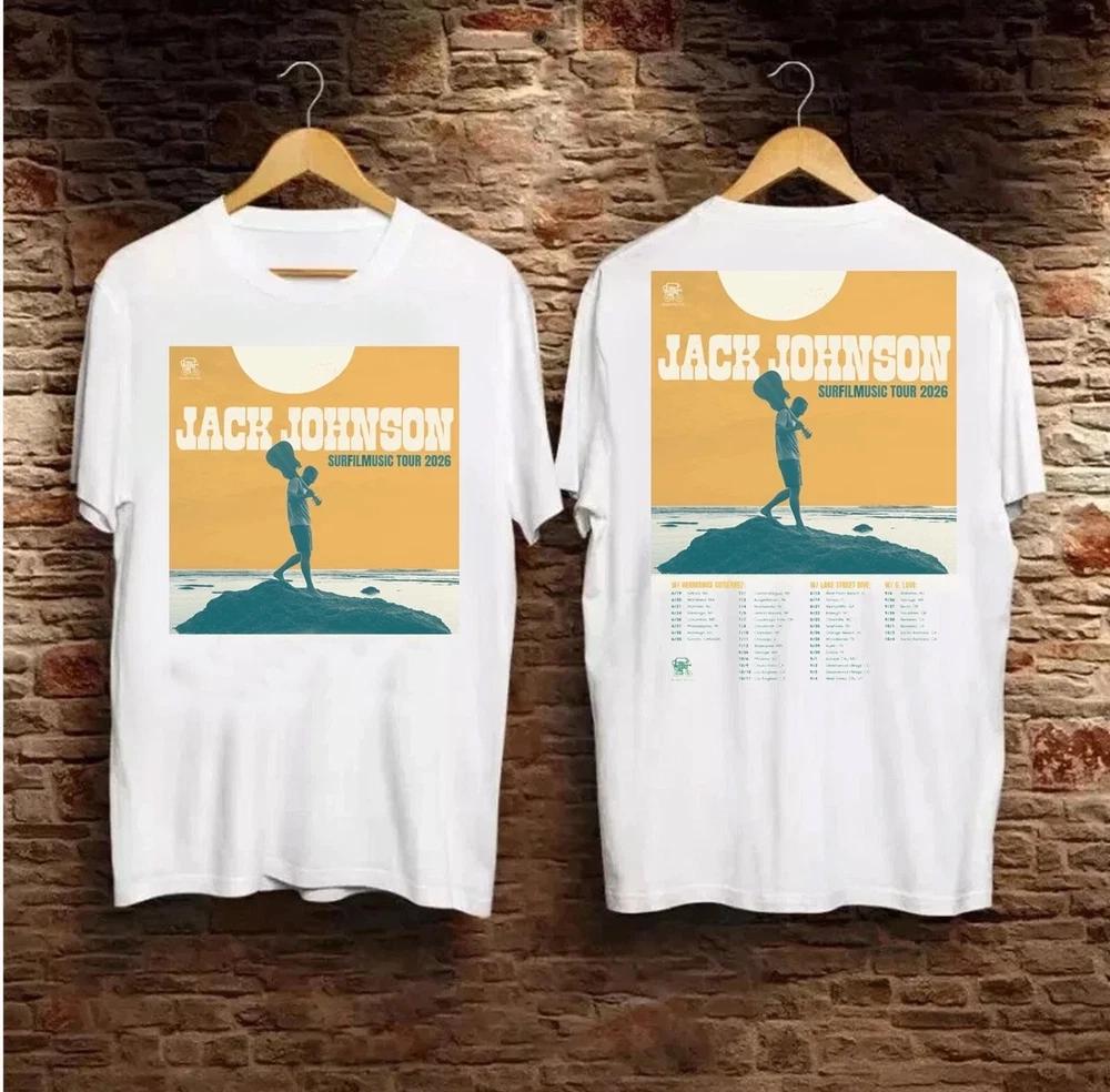 Jack Johnson Surfilmusic Summer 2026 Tour Tshirt S